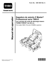 Toro 7500-D Series 96 in. (244 cm) 37 HP 1642cc Diesel Rear Discharge Manual de usuario