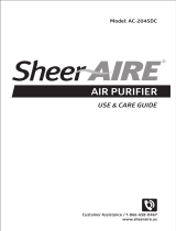 SheerAIRE AC-2045DC Guía del usuario