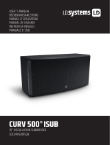 LD Systems CURV 500 I SUB W Manual de usuario