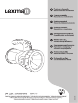 LEXMAN 82001518 Rechargeable Spotlight Manual de usuario
