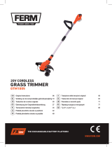 Ferm GTM1005 20V Cordless Grass Trimmer Instrucciones de operación
