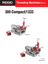 RIDGID Máquina roscadora compacta modelo 300 Manual de usuario