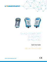 sauermann SI-AQ PRO Toxic Gas Detector Guía del usuario