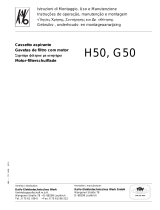 KaVo Filter drawer H50 & G50 Instrucciones de operación