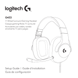 Logitech G433 7.1 Wired Surround Gaming Headset Guía del usuario
