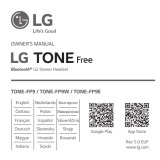 LG TONE-FP9 Manual de usuario