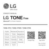 LG TONE-FP9W Manual de usuario