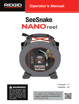 RIDGID Caméra d’inspection SeeSnake nanoReel Manual de usuario