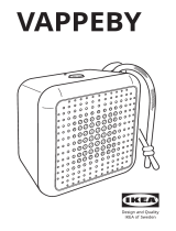IKEA VAPPEBY Bluetooth Speaker Lamp Manual de usuario