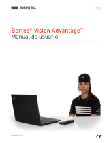 Interacoustics Bertec® Vision Advantage Instrucciones de operación