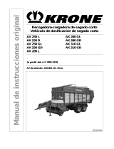 Krone BA AX 250 L/D/GL/GD, AX 280 L/GL/GD, AX Instrucciones de operación