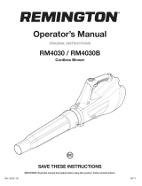 Remington RM4030 Manual de usuario
