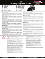 Jamara Traktor Massey Ferguson MF 8S 265 El manual del propietario