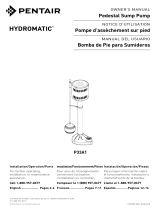 Pentair P33A1 Hydromatic Pedestal Sump Pump El manual del propietario