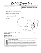Dale Tiffany 1610 Instrucciones de operación