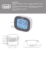 Trevi SLD 3875 Thermometer Digital Clock Manual de usuario