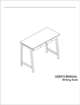 LDAILY HW61359 Writing Desk Manual de usuario