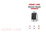 HOME LINE HL-HT800W Electric Heater Manual de usuario