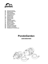 Pontec 3200 PondoGarden Irrigation Pump Manual de usuario
