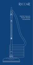 Riccar B503-7000 Central Vacuum Power Nozzle Accessories Manual de usuario