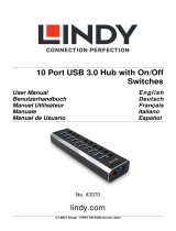 Lindy 10 Port USB 3.0 Hub Manual de usuario