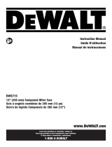 DeWalt DWS715 Manual de usuario