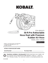Kobalt SGY-AIR266 Pro Retractable Hose Reel Manual de usuario