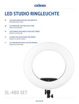Dörr SL-480 SET LED STUDIO RING LIGHT Manual de usuario