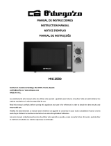 Orbegozo MIG 2530 Microwave Manual de usuario