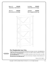 Walker Edison Furniture Company HDS64MXWO Instrucciones de operación