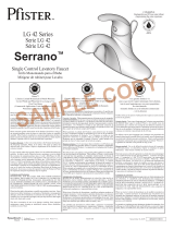 Pfister Serrano LG42-SR0C Specification and Owner Manual