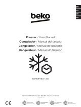 Beko B3RMFNE314W No Frost Vertical Freezer Manual de usuario