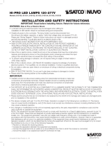 SATCO NUVO S13130 120-277V Hi Pro LED Lamps Manual de usuario