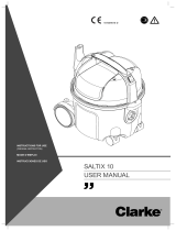 Clarke SALTIX 10 HEPA Canister Vacuum Manual de usuario