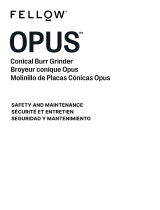 Fellow Opus Conical Burr Grinder Manual de usuario