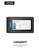 Topdon ArtiDiag800 BT Professional Diagnostic Tool Manual de usuario