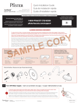 Pfister Ashfield 808-YP0C Specification and Owner Manual