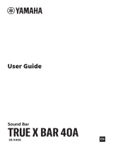 Yamaha SR-X40A Guía del usuario