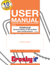 Crosby IP IP(S)BU(U)Z CrosbyIP Lifting Clamp Manual de usuario