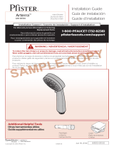 Pfister Arterra G16-DE0D Specification and Owner Manual