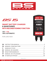 BS BATTERY BS15 Smart Battery Charger Instrucciones de operación