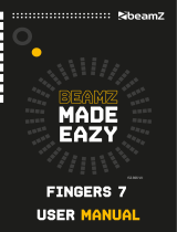 Beamz Fingers 7 Multicolor Disco Light Manual de usuario