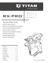 Titan RX-Pro Airless Spray Gun Manual de usuario