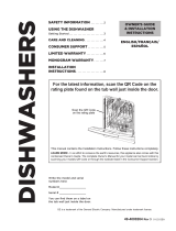 Monogram CDT845P4NW2 Stainless Steel Interior Dishwasher El manual del propietario