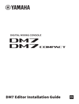 Yamaha DM7 Guía de instalación