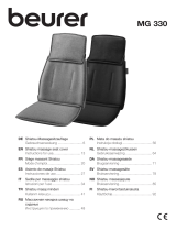 Beurer MG 330 Shiatsu Massage Seat Cover Manual de usuario