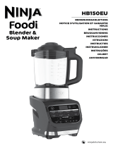 Ninja HB150EU Blender and Soup Maker Instrucciones de operación