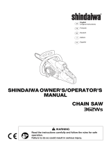 Shindaiwa 362WS Manual de usuario