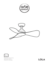 arteconfort LOLA Ceiling Fan Manual de usuario