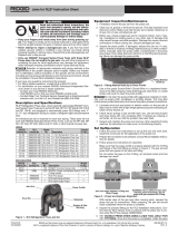 RIDGID Compact Series Jaws Instruction Sheet